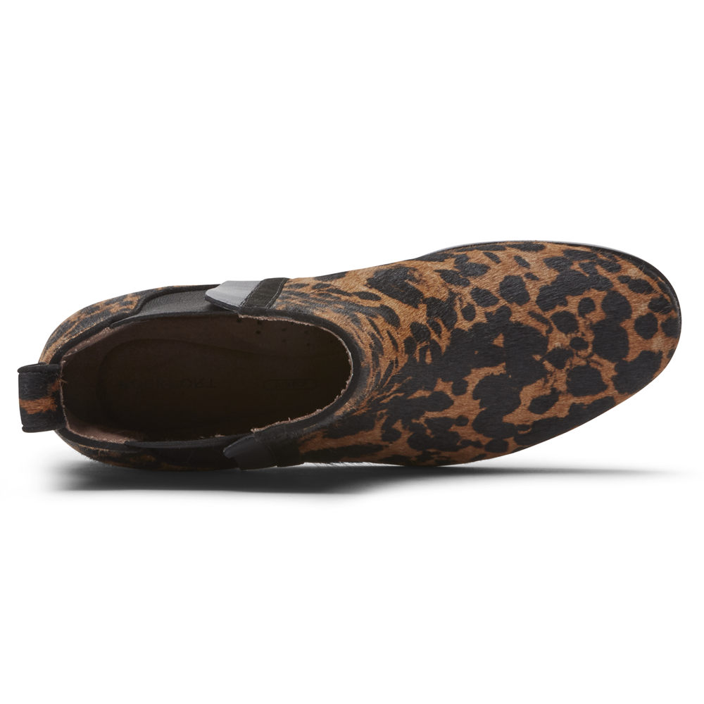 Botas Rockport Mulher Leopardo - Larkyn Chelsea - 19264TFQN